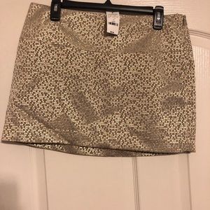 Express gold skirt. Brand new, never worn